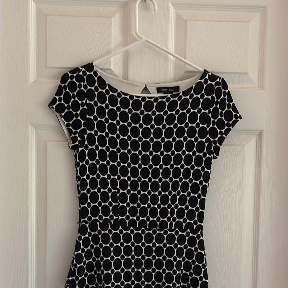 White House Black Market Polka Dot Dress
